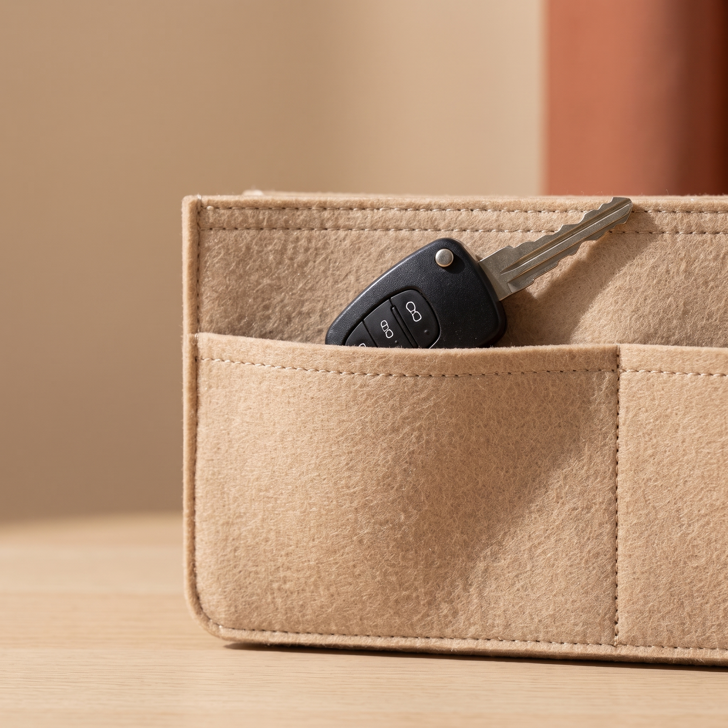 Organisateur de sac - plan détail texture