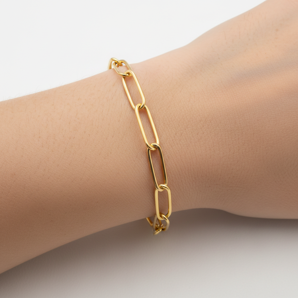 Set de Bracelets Empilables Chaîne Acier Inoxydable (x5)