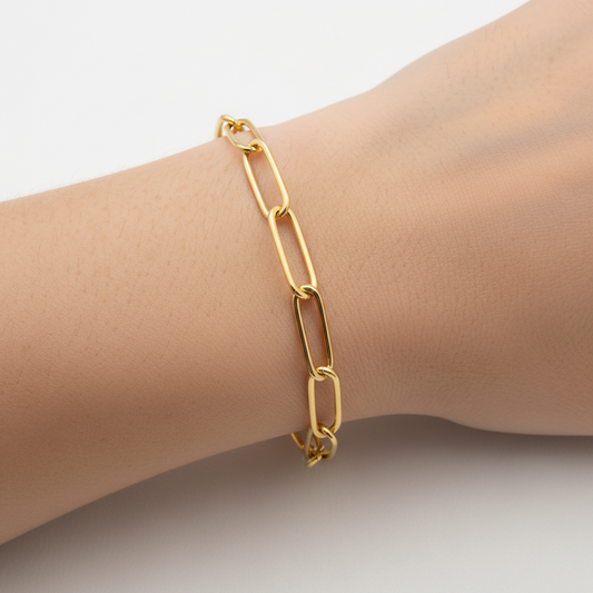 Set de Bracelets Empilables Chaîne Acier Inoxydable (x5)